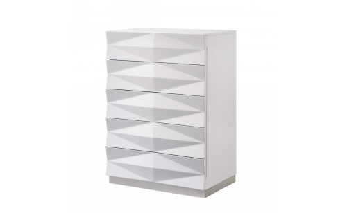 Verona Chest White Lacquer J&M Furniture Verona Chest White Lacquer J&M Furniture