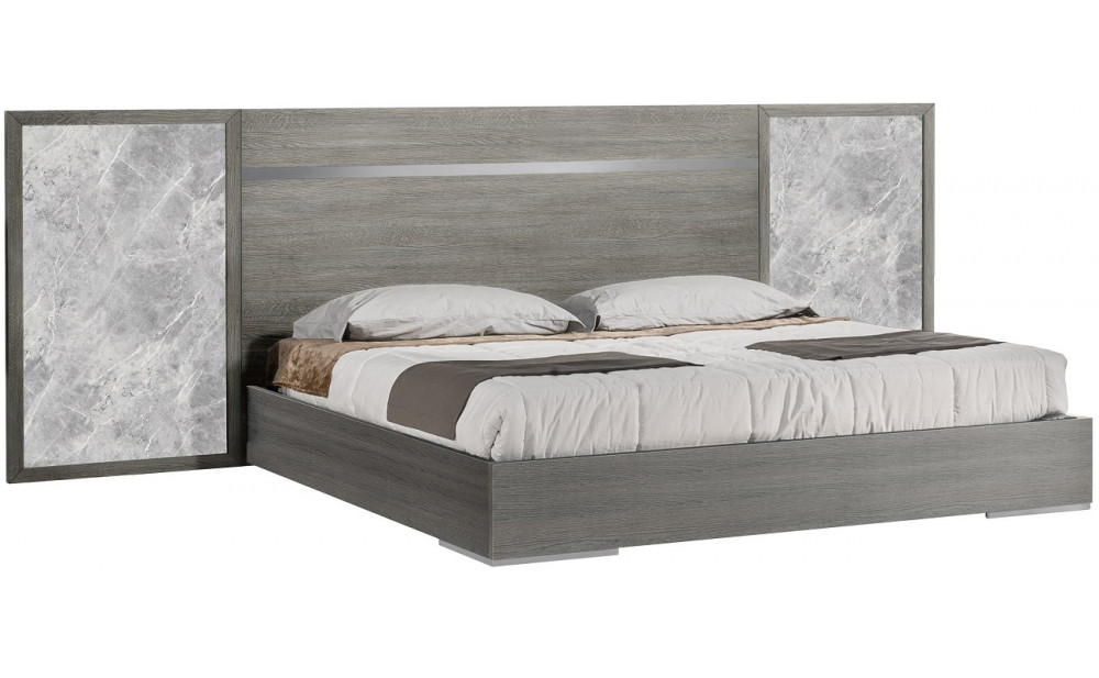Victoria Bed Light Grey / Oak J&M Furniture
