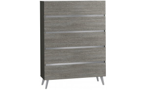 Victoria Chest Light Grey / Oak J&M Furniture