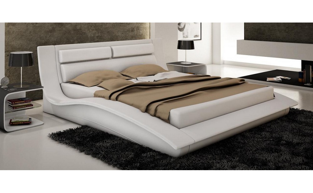 Wave Bed White J&M Furniture