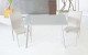 B24 Dining Table White High Gloss J&M Furniture