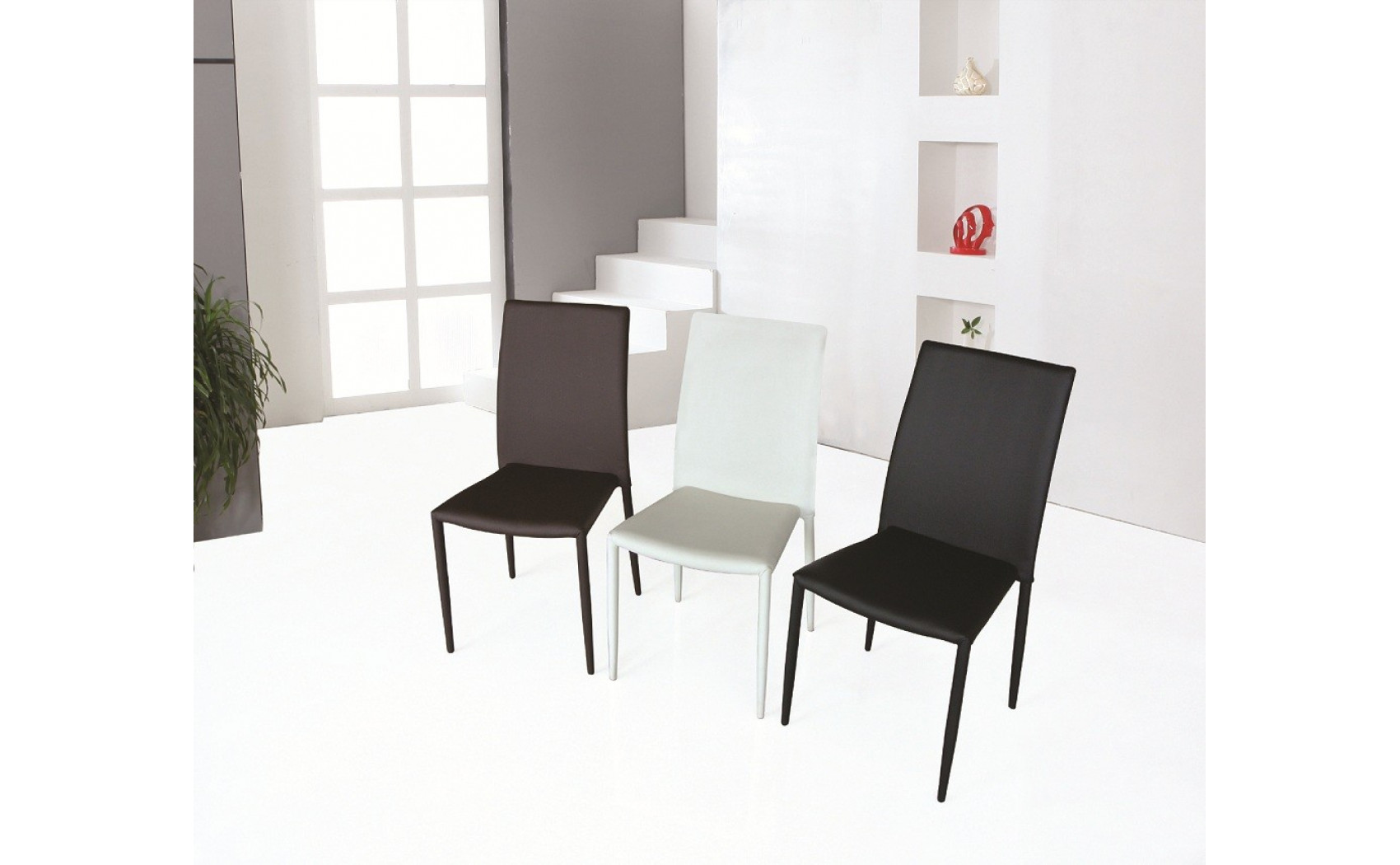 B24 Dining Table White High Gloss J&M Furniture