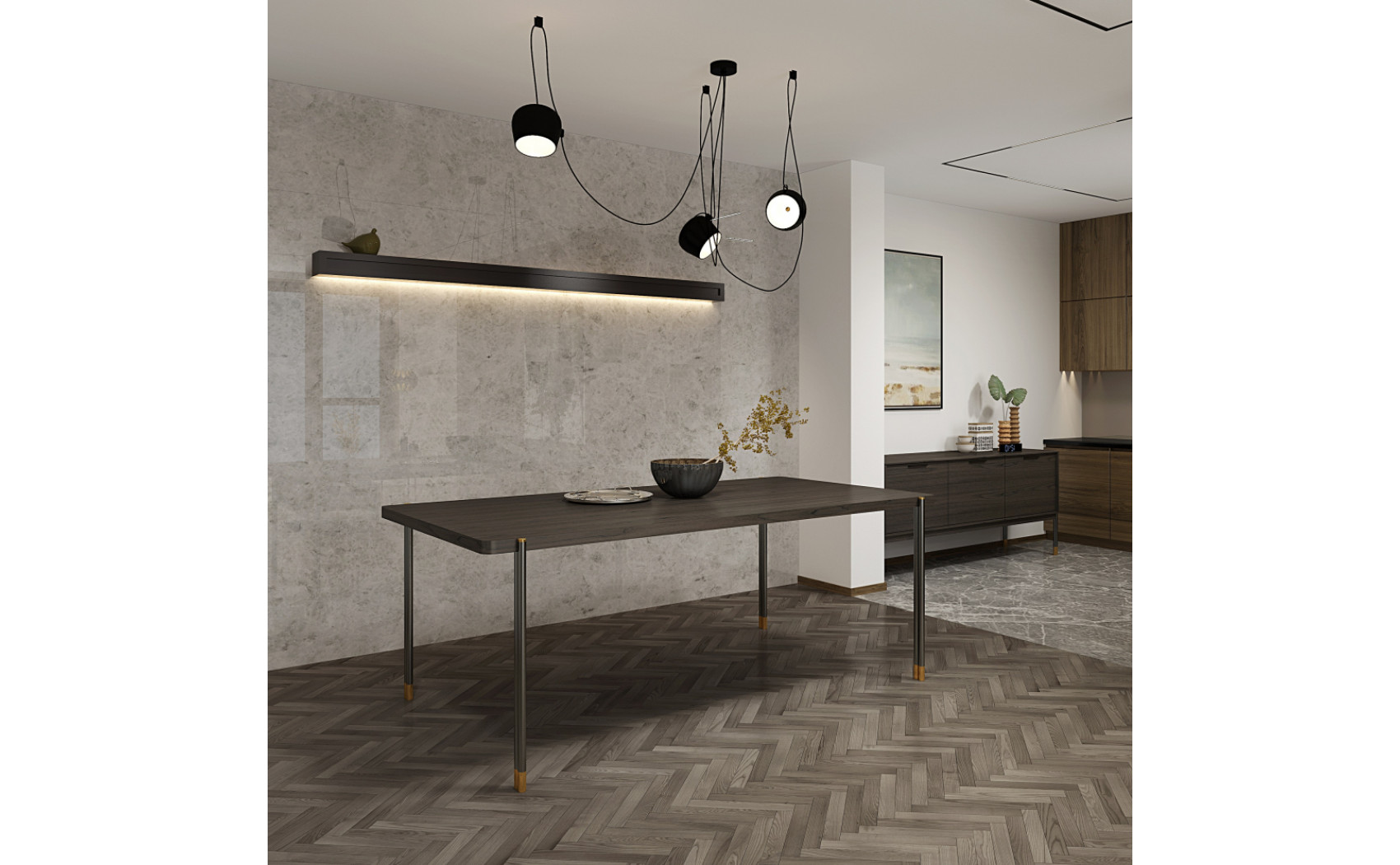 Bosa Dining Table Wenge J&M Furniture