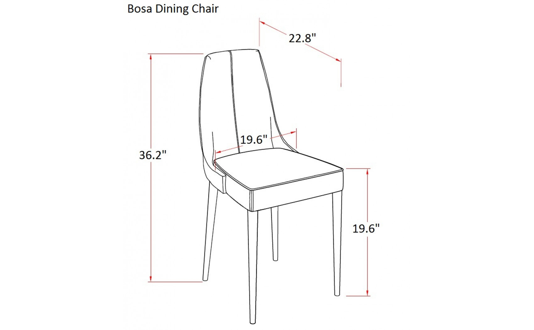 Bosa Dining Table Wenge J&M Furniture