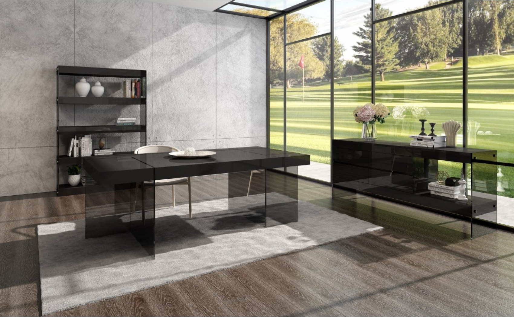 Cloud Dining Table Grey J&M Furniture