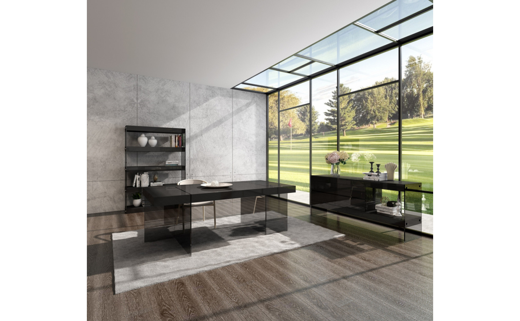Cloud Dining Table Grey J&M Furniture