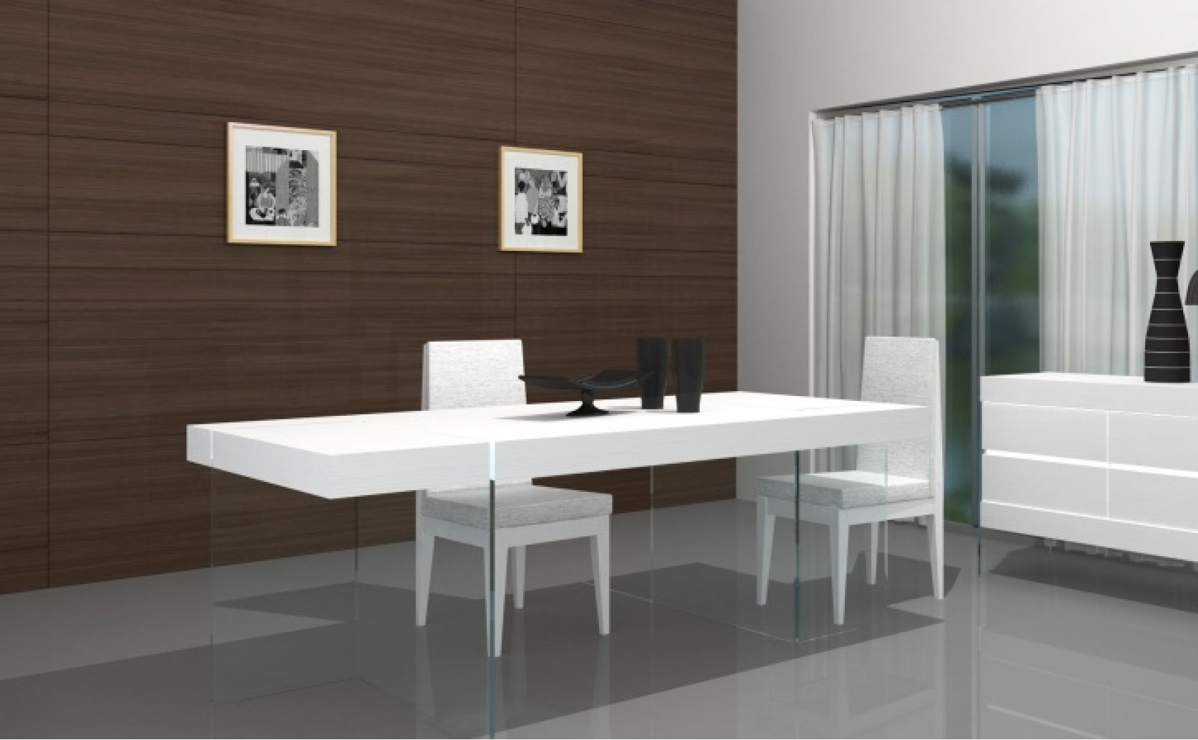 Cloud Buffet White J&M Furniture