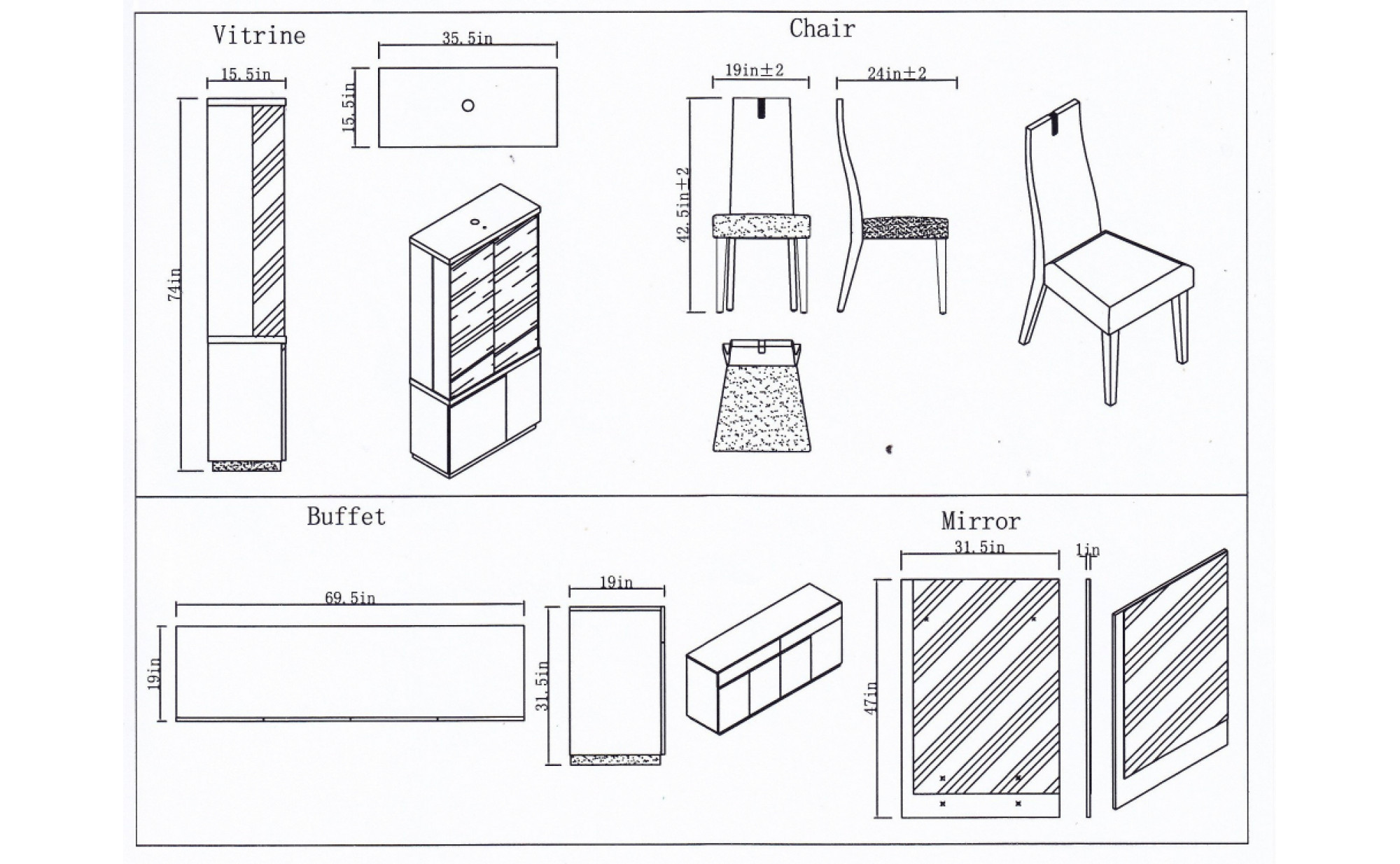 Copenhagen Dining Table Chestnut J&M Furniture JM