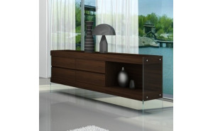 Float Buffet Dark Oak J&M Furniture Float Buffet Dark Oak J&M Furniture