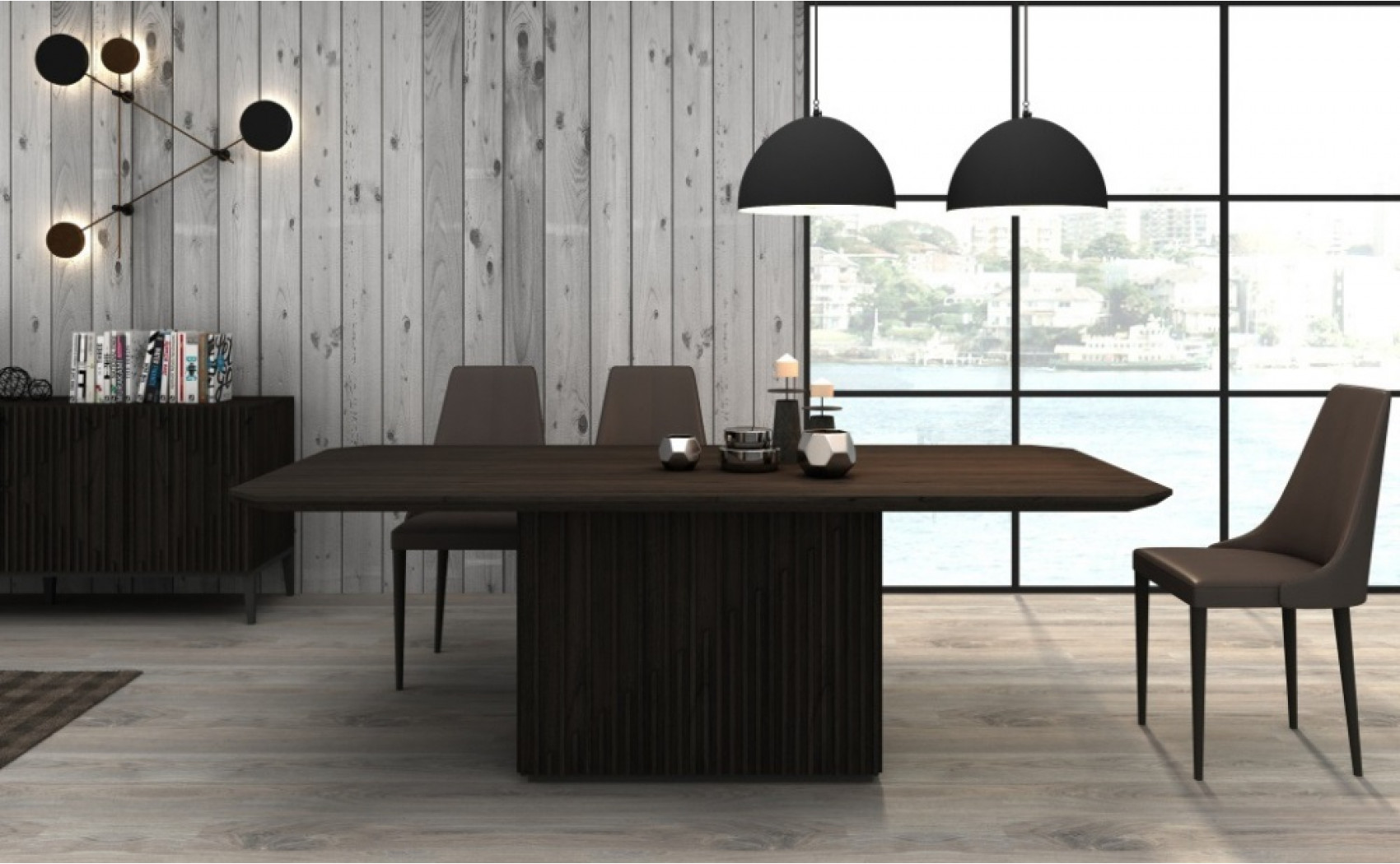 Moderna Dining Table Wenge J&M Furniture