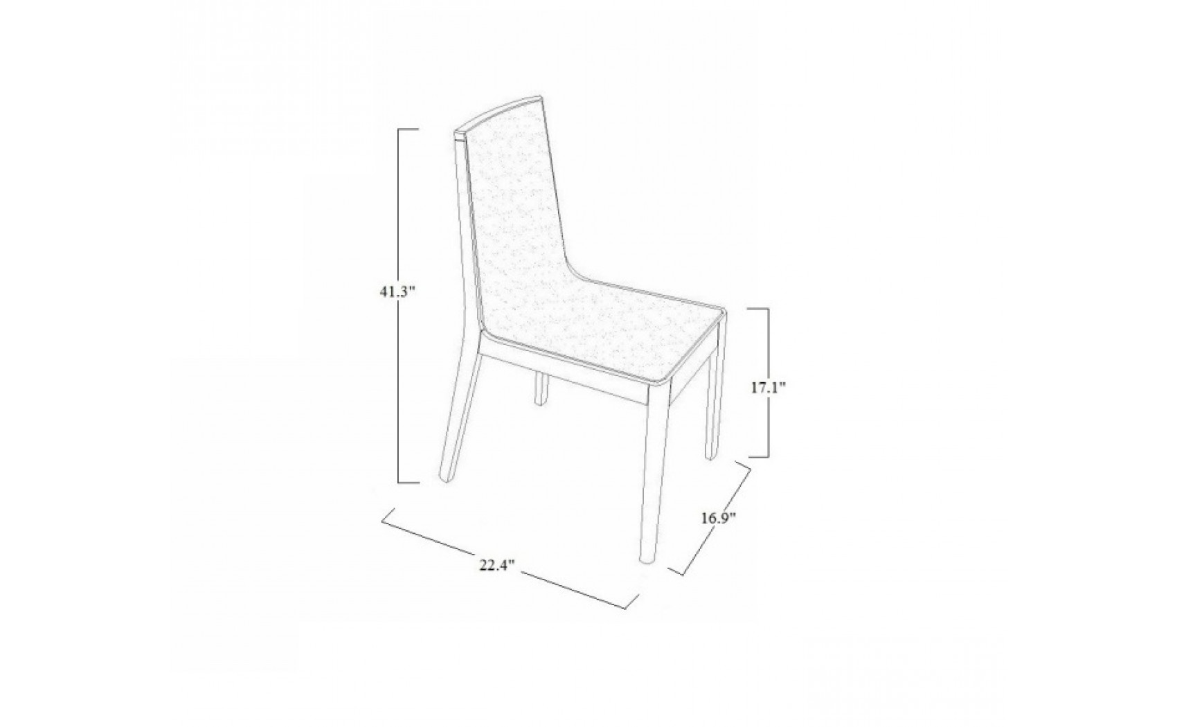 Star Dining Chairs White Black J&M Furniture