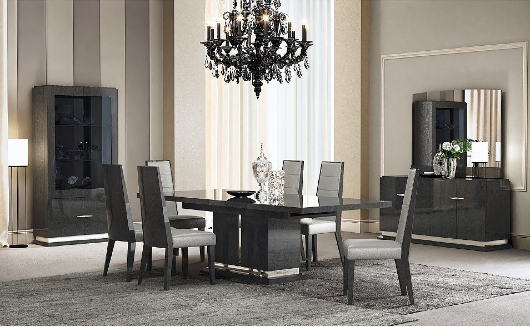 Valentina Dining Table Grey J&M Furniture