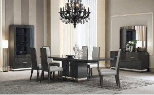 Valentina Dining Set Grey J&M Furniture Valentina Dining Set Grey J&M Furniture