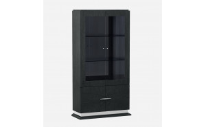 Valentina Vitrine Grey J&M Furniture Valentina Vitrine Grey J&M Furniture