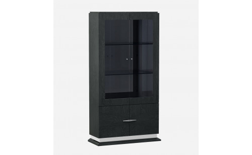 Valentina Vitrine Grey J&M Furniture Valentina Vitrine Grey J&M Furniture