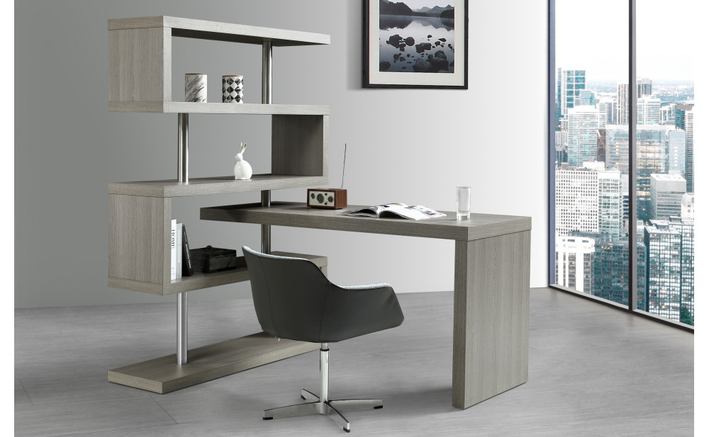 LP KD002 Office Desk Matte Grey J&M Furniture