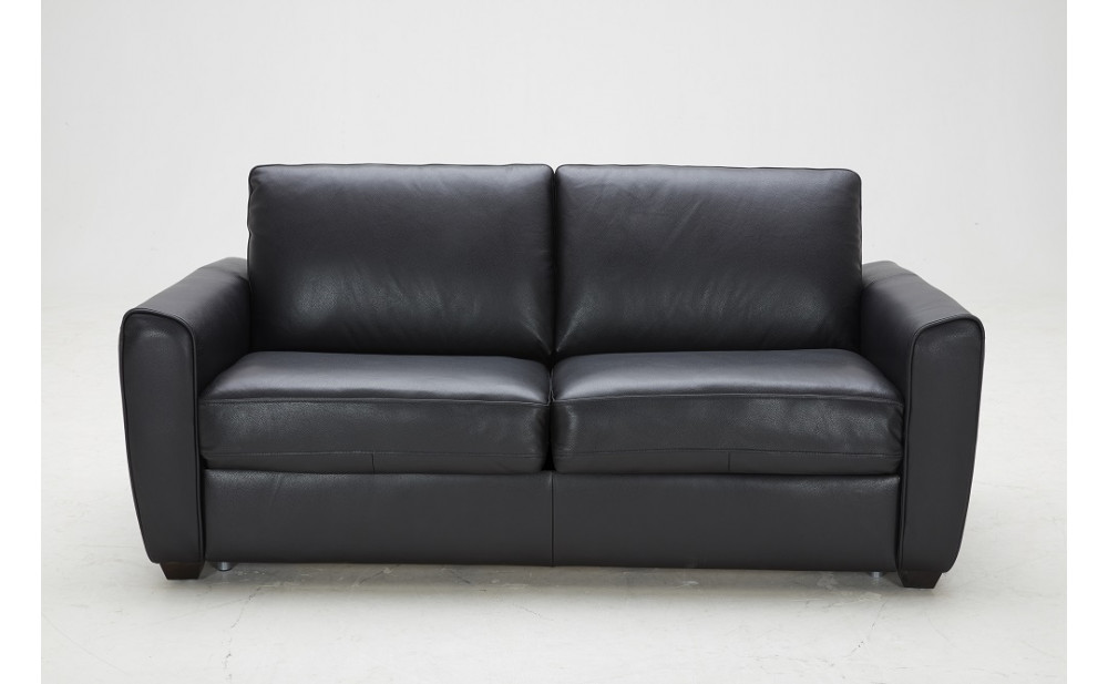 Ventura Sofa Bed Leather Black J&M Furniture