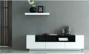 TV002 TV Base White High Gloss Dark Oak J&M Furniture TV002 TV Base White High Gloss Dark Oak J&M Furniture