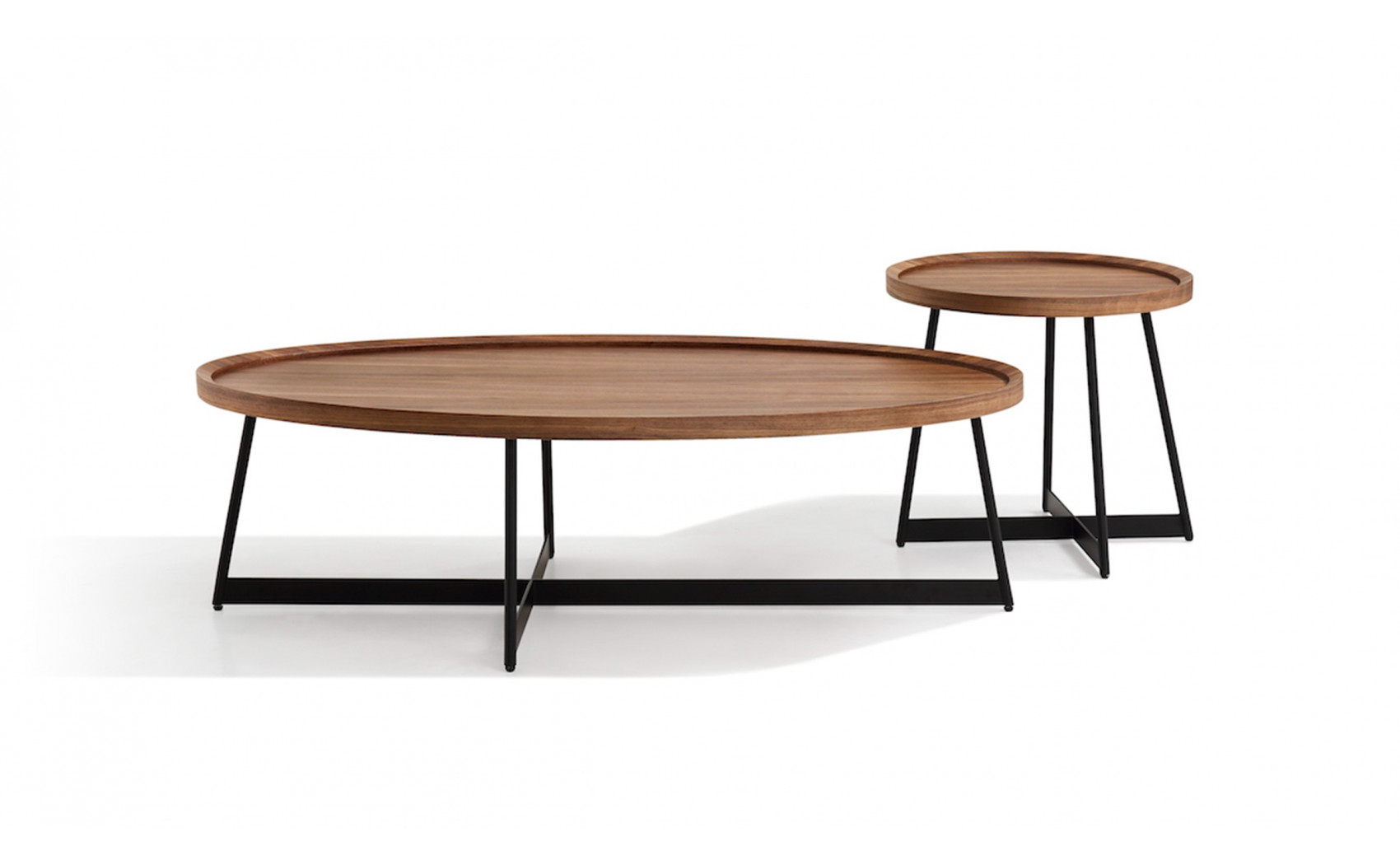 Uptown Coffee Table Walnut / Black J&M Furniture