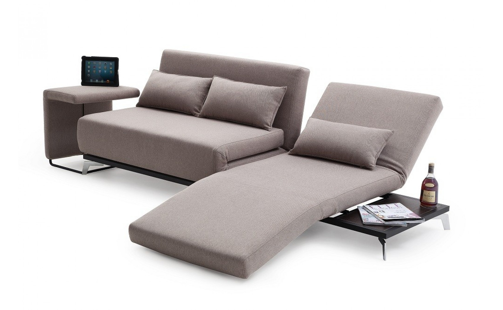 JH033 Premium Sofa Bed Fabric Beige J&M Furniture