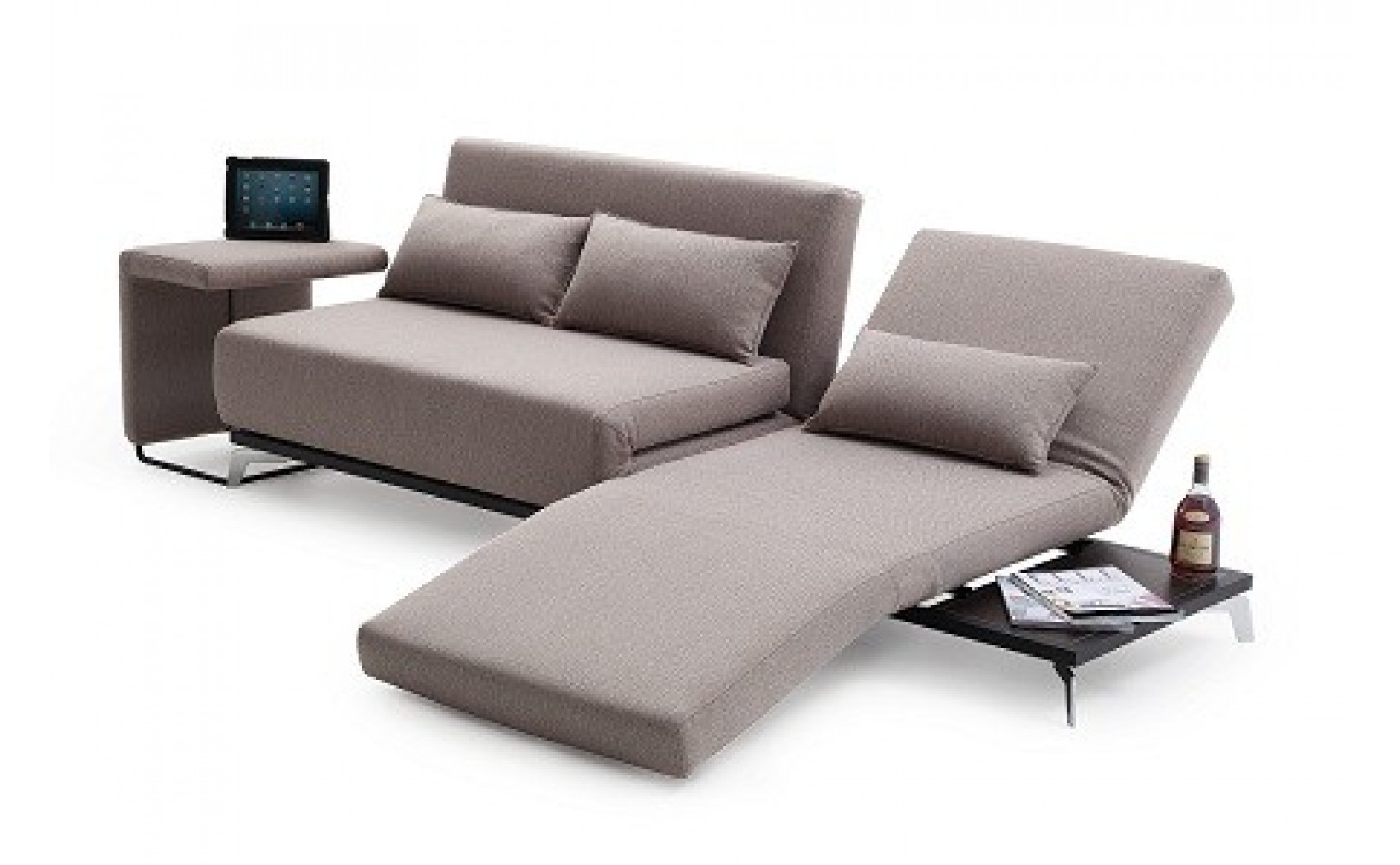 JH033 Premium Sofa Bed Fabric Beige J&M Furniture