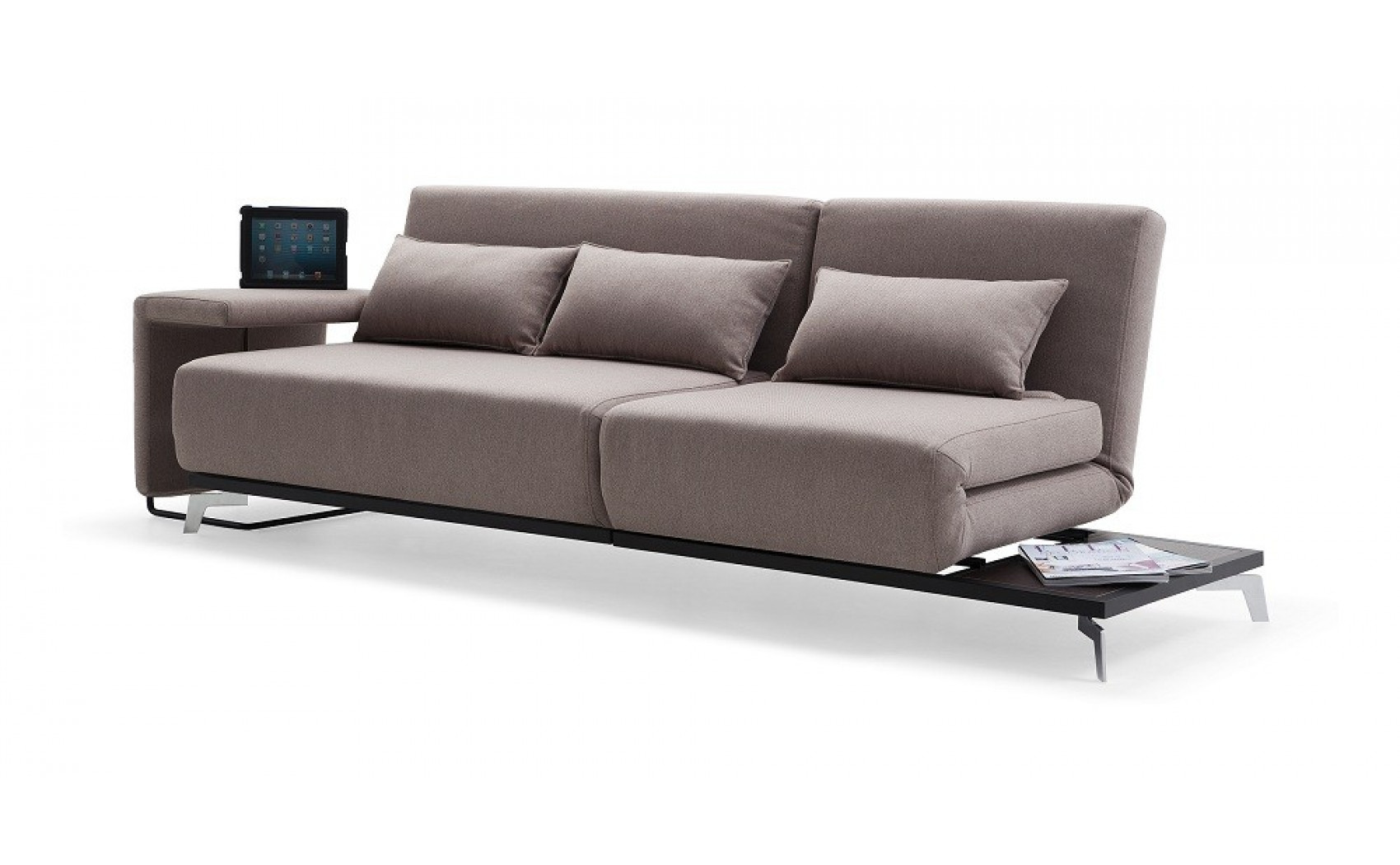 JH033 Premium Sofa Bed Fabric Beige J&M Furniture