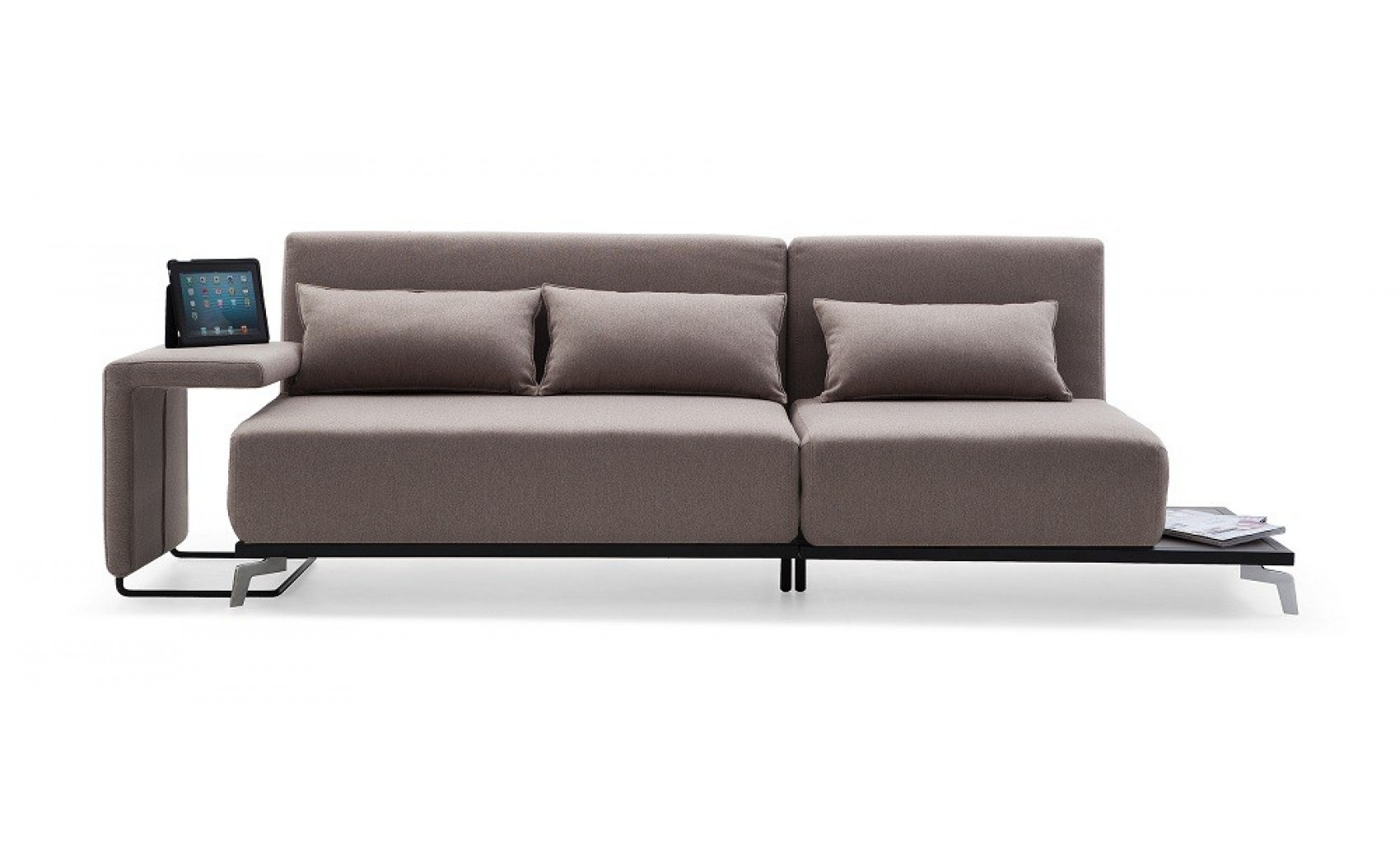 JH033 Premium Sofa Bed Fabric Beige J&M Furniture