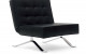 JK044-3 Premium Sofa Bed Leatherette Black J&M Furniture