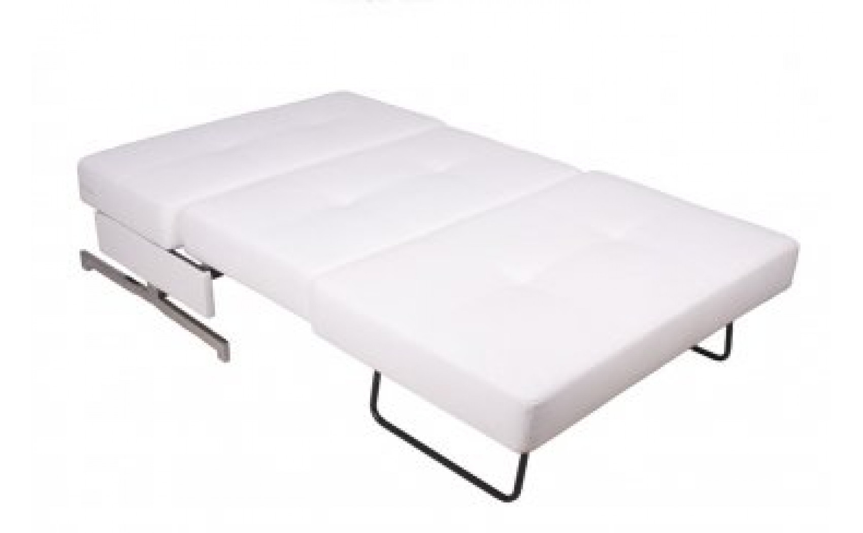 K43-1 Premium Sofa Bed Leatherette White J&M Furniture