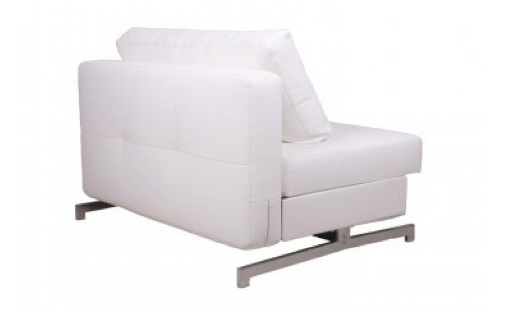K43-1 Premium Sofa Bed Leatherette White J&M Furniture