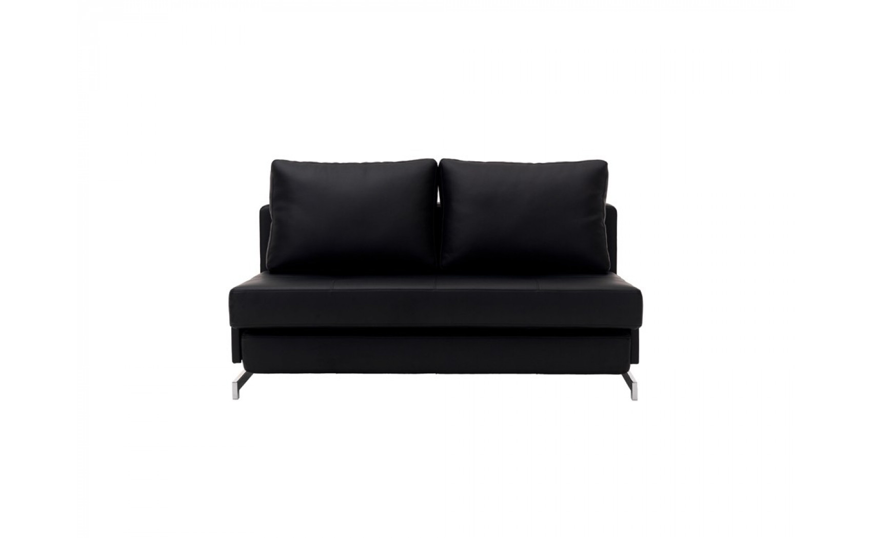 K43-1 Premium Sofa Bed Leatherette Black J&M Furniture