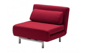 LK06-1 Premium Chair Bed Fabric Red J&M Furniture LK06-1 Premium Chair Bed Fabric Red J&M Furniture