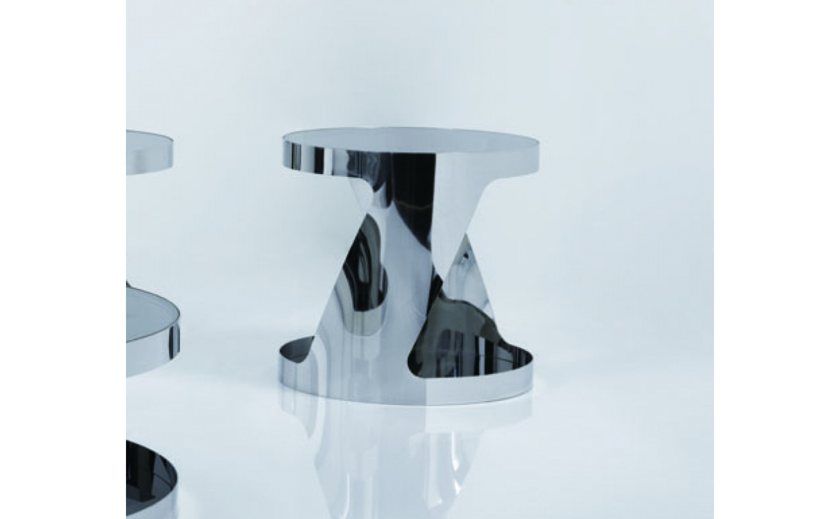 931 End Table  Glass / Steel J&M Furniture