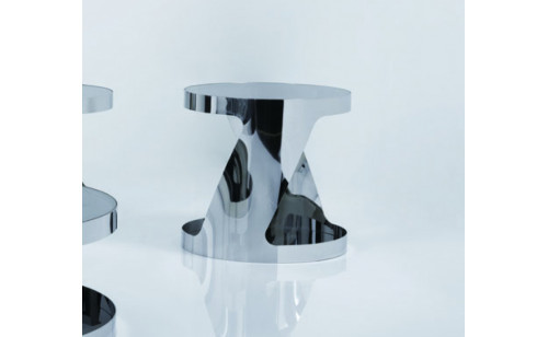 931 Round End Table Glass / Steel J&M Furniture