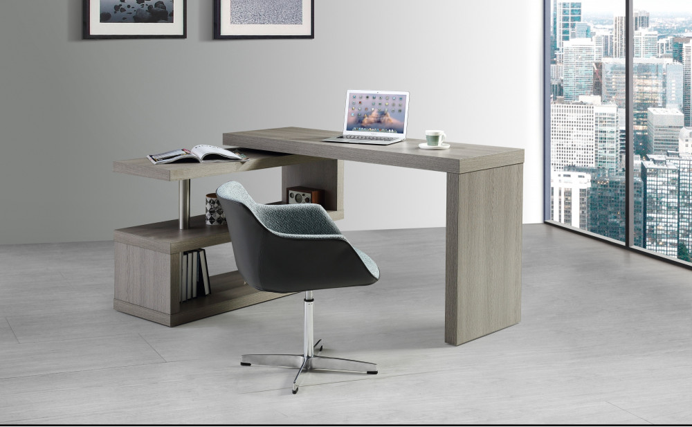 LP A33 Office Desk Matte Grey J&M Furniture