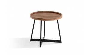 Uptown End Table Walnut / Black J&M Furniture Uptown End Table Walnut / Black J&M Furniture