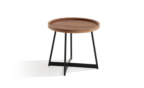 Uptown End Table Walnut / Black J&M Furniture Uptown End Table Walnut / Black J&M Furniture