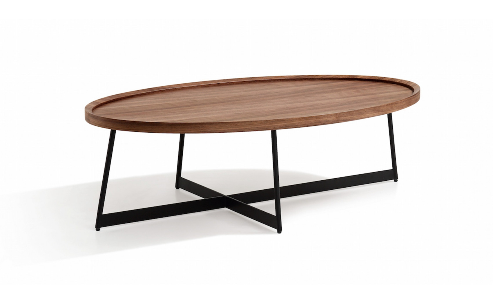 Uptown Coffee Table Walnut / Black J&M Furniture