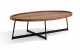 Uptown Coffee Table Walnut / Black J&M Furniture