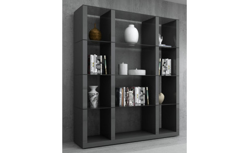 Cloud Wall Unit High Gloss Grey J&M Furniture Cloud Wall Unit High Gloss Grey J&M Furniture