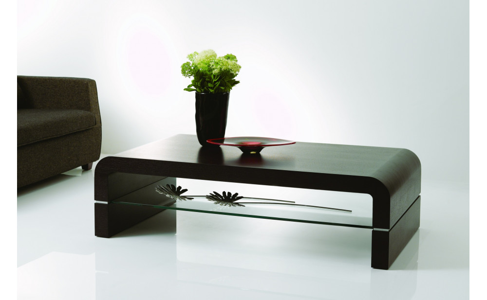 690 Modern Coffee Table Dark Oak J&M Furniture