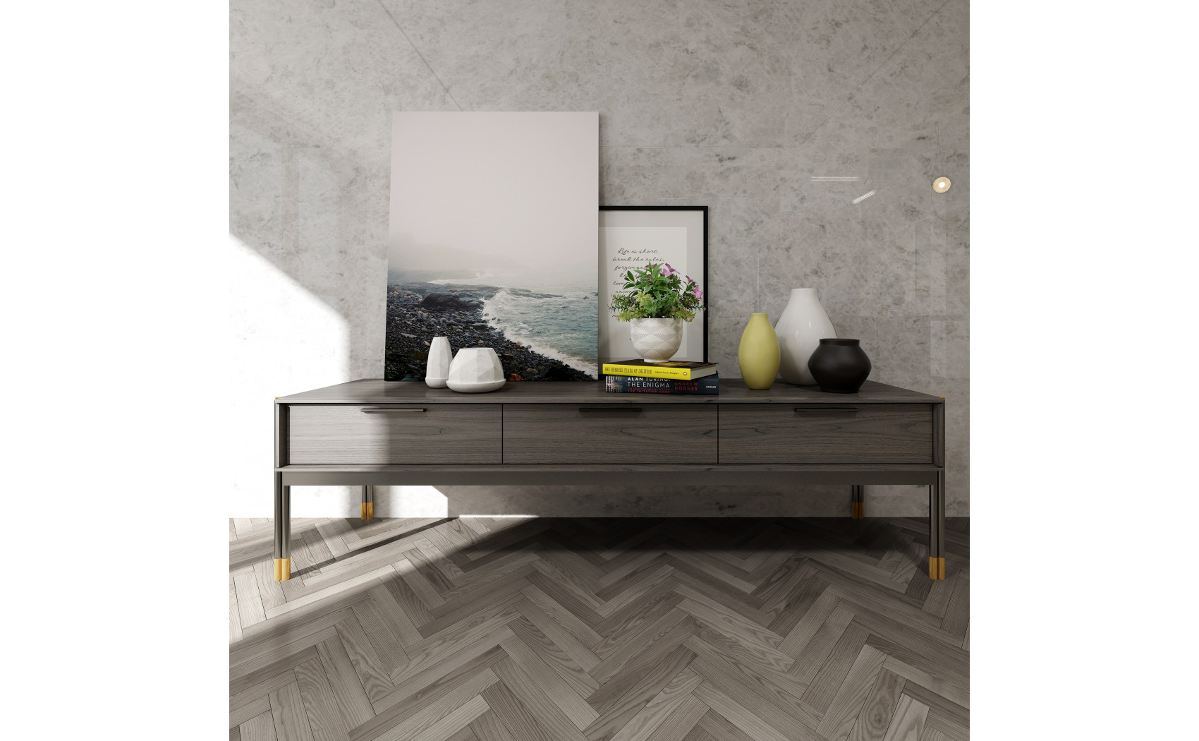 Bosa TV Base Wenge J&M Furniture