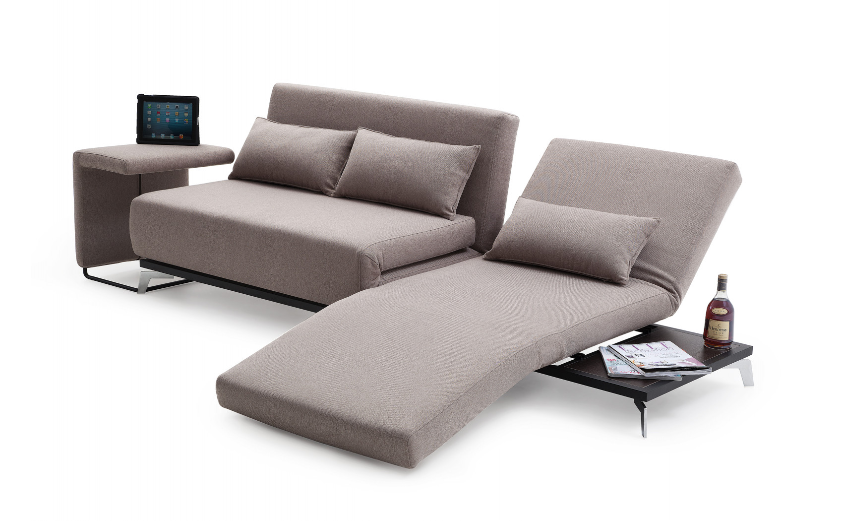 JH033 Premium Sofa Bed Fabric Beige J&M Furniture