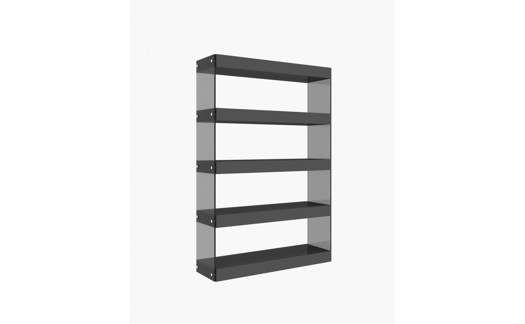 Cloud Curio Unit High Gloss Grey J&M Furniture