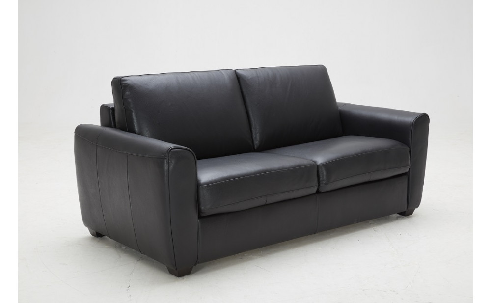 Ventura Sofa Bed Leather Black J&M Furniture