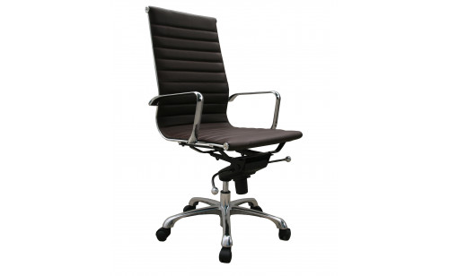 Comfy High Back Office Chair Brown J&M Furniture Comfy High Back Office Chair Brown J&M Furniture