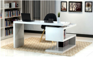 A33 Office Desk White J&M Furniture A33 Office Desk White J&M Furniture
