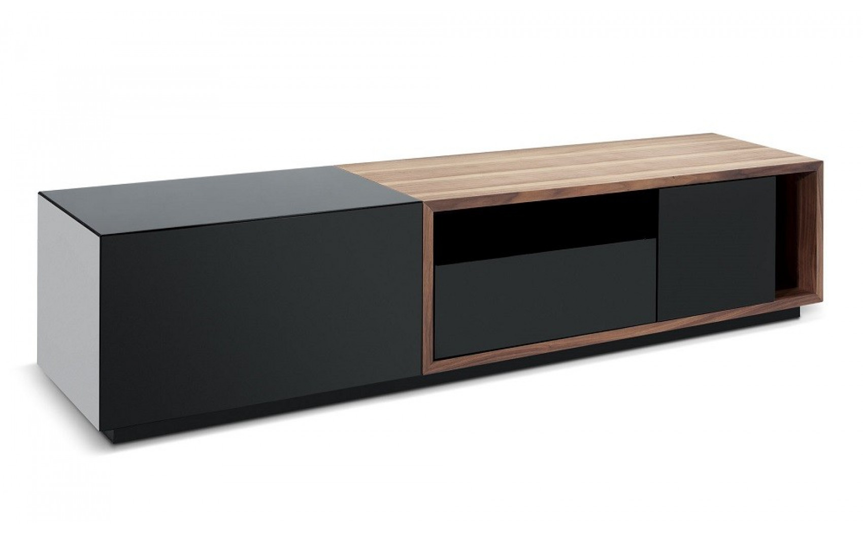 TV047 Base Black High Gloss / Walnut J&M Furniture