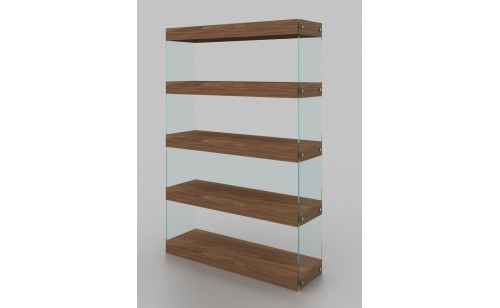 Elm Curio Walnut J&M Furniture Elm Curio Walnut J&M Furniture