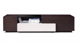 TV015 TV Base Brown Oak / Grey Lacquer  J&M Furniture TV015 TV Base Brown Oak / Grey Lacquer  J&M Furniture